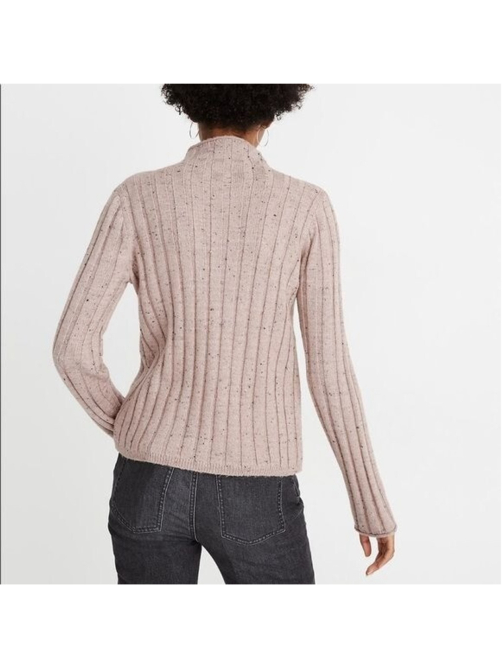 Madewell Donegal Evercrest Turtleneck Pullover Sweater Small- 0376, 0377, 0378 - Picture 3 of 13